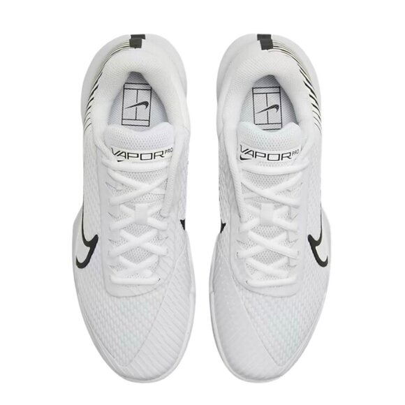 Nike Zoom Vapor Pro 2 HC Mens Tennis Shoes White/Black DR6191 101 NEW - Picture 4 of 8